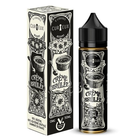 E-liquide Crème Brûlée 50ml - Edition Dessert Curieux