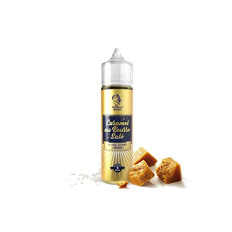 E-liquide Caramel au beurre salé 50ml - Le Vapoteur Breton