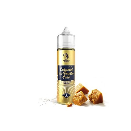 E-liquide Caramel au beurre salé 50ml - Le Vapoteur Breton