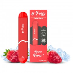 Puff Jetable Fraise givrée - E.Puffy by E.Tasty