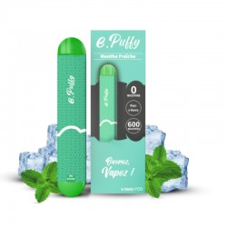 Puff Jetable Menthe Fraîche - E.Puffy by E.Tasty