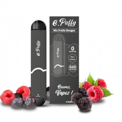 Puff Jetable Mix fruits rouges - E.Puffy by E.Tasty