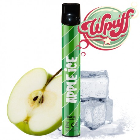 Puff Jetable Apple Ice - Wpuff Liquideo