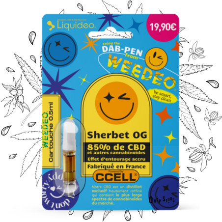 Cartouche Dab-pen Sherbet OG - Weedeo Liquideo