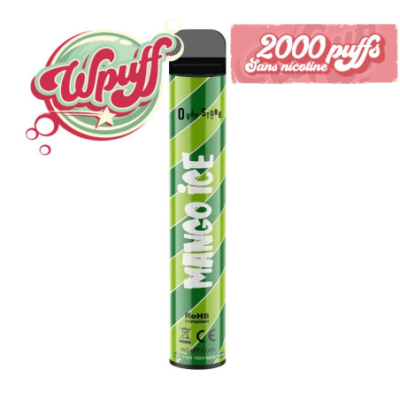 Puff Mangue Glacée - Wpuff Magnum 2000 puffs