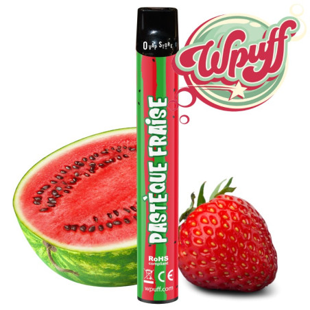 Puff Jetable Pastèque Fraise - Wpuff Liquideo