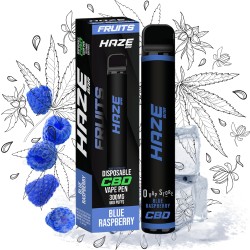 Puff Blue Raspberry CBD 3% - Haze Bar