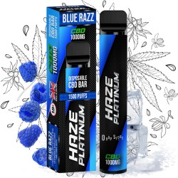 Puff Blue Razz CBD 10% - Haze Platinum