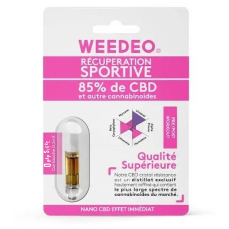 Cartouche Dab-pen Récupuration Sportive - Weedeo Liquideo