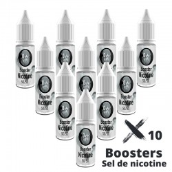 Pack 10 Boosters Sel de Nicotine 20mg - O Vap Store